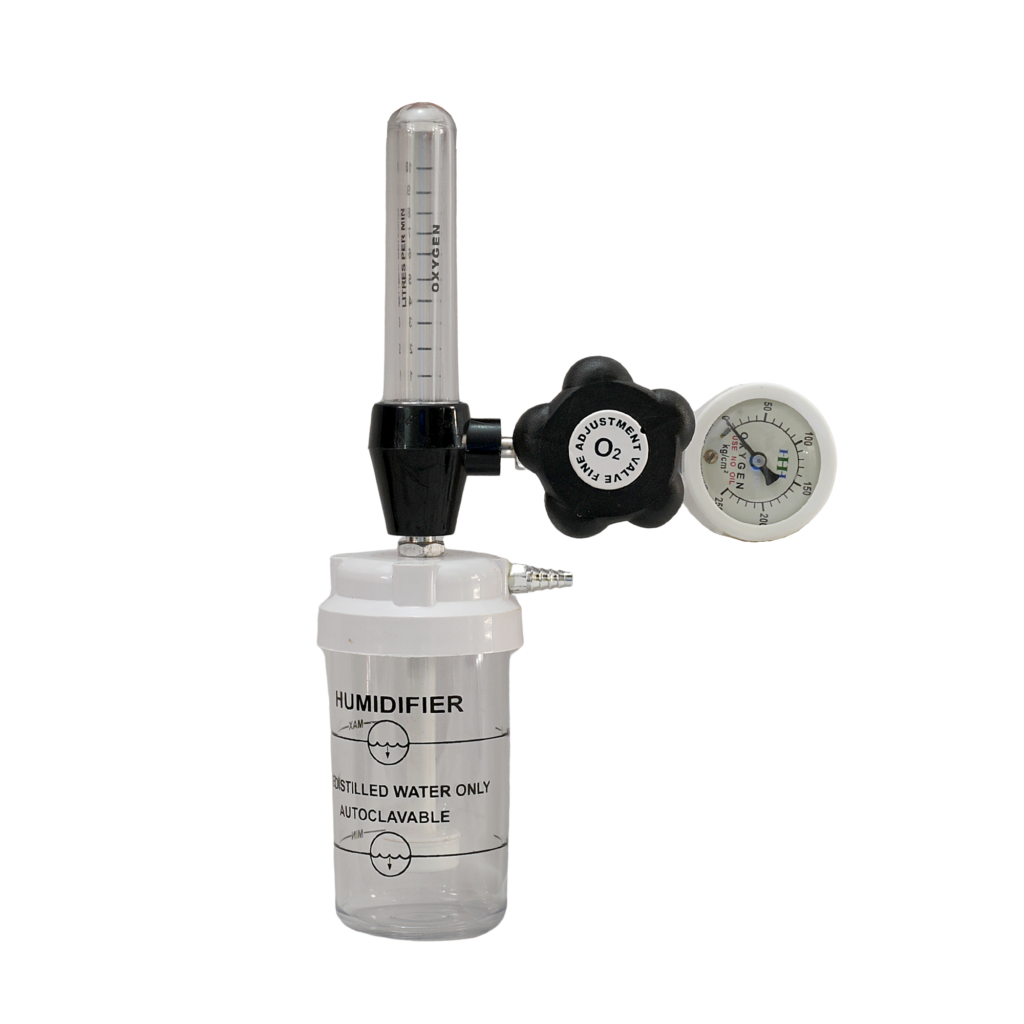 Adjustment Valve With Rotamiter And Humidifier Bottle (F.A Valve)